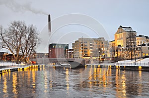Tampere at twilight photo
