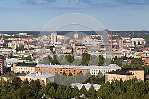 Tampere viewed from above