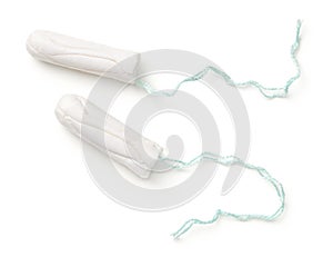 Tampons Isolated On White Background