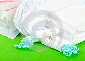 Tampons and pads photo