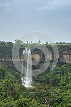 Tamra Ghoomar Falls close to the Chitrakoot Falls, Jagdalpur