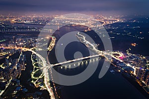 Tamsui/Bali Night View Aerial Photography