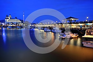 Tamsui Fisherman's Wharf, Night Scene photo