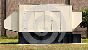 Tan Diesel Powered Generator