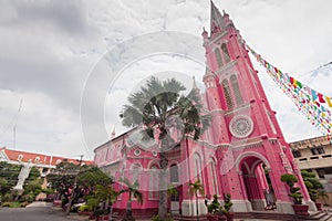 Tan Dinh Church - the Pink Catholic Church in Ho Chi Minh City, Vietnam