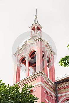 Tan Dinh Pink Catholic Church in Hochiminh.
