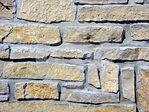 Tan Flagstone Wall