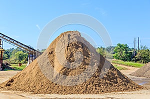 Tan Sand Mound