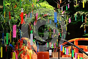 Tanabata festival in Japan.