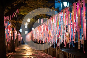 Tanabata, the Star Festival in Japan. AI Generated