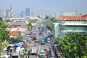 The Tanah Abang station
