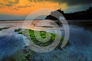 Tanah lot bali Indonesia sunrise sea beach