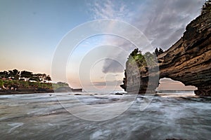 Tanah Lot & Batu Bolong temple.