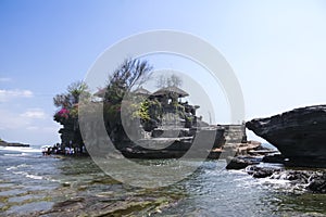 Tanah lot sea temple bali indonesia