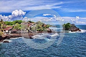 Tanah Lot Temple in Bali, Indonesia