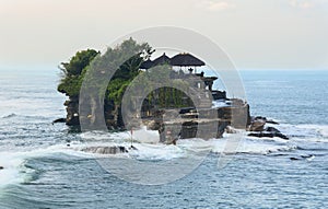 Tanah Lot temple on the sea in Bali, Indonesia