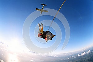 Tandem skydive photo