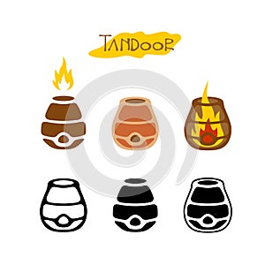 Tandoor illustration with variations