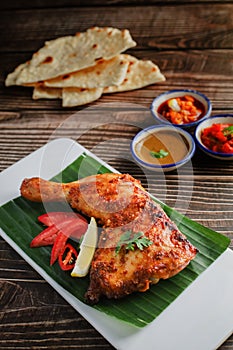 Tandoori Chicken. Indian barbecue chicken.