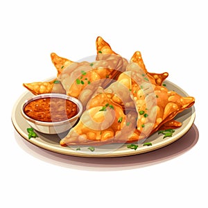 Tandoori Masala Fried Samosas - Delicious Indian Snack