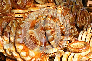 Tandyr cake - bread of Central Asia photo