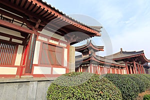Tang dynasty architecture of the great ciensi temple, adobe rgb