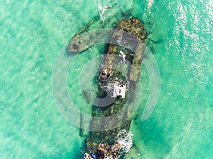 Tangalooma Shipwrecks off Moreton island, Queensland Australia