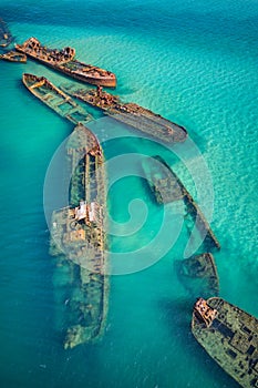 Tangalooma Wrecks at Moreton Island photo