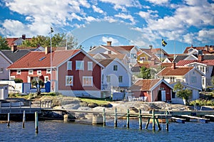Tangen on Styrso island in Gothenburg archipelago waterfront view