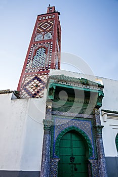 Tanger mosque building architecture, Morocco