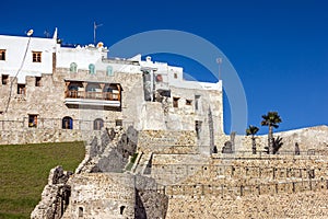 Tanger ruins in Morocco, Medina, Ancient fortress in old town. photo