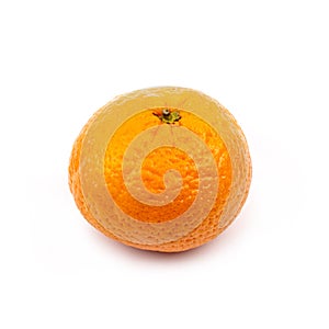 Tangerine citrus fetus on white background