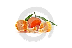 Tangerine, clementine or mandarin orange fruit