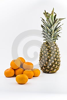 Tangerine and pineapple