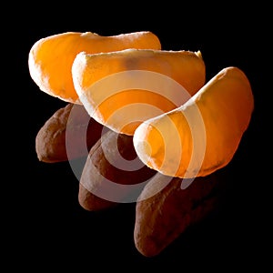 Tangerine segment. photo