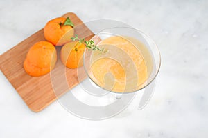 Tangerine and Thyme Martini