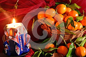 Tangerines. still life