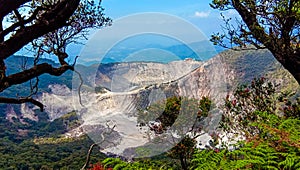 Tangkuban Parahu crater