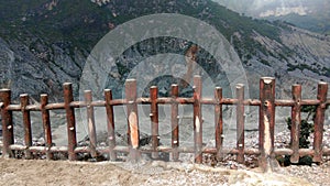 Tangkuban Parahu Crater, Lembang Indonesia