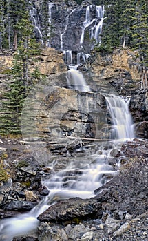 Tangle Waterfall Alberta Canada photo