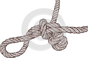 Tangled knot