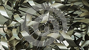 Tangled metal texture