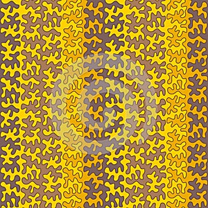 Tangled ways doodle pattern