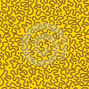 Tangled ways doodle pattern