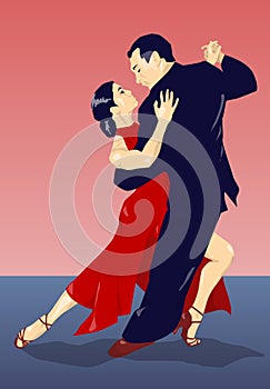 Tango dancers