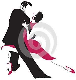 Tango dancers