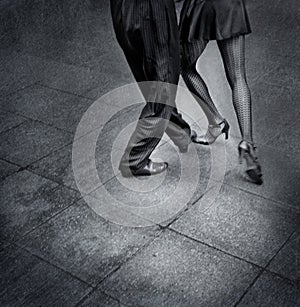 Tango dancers