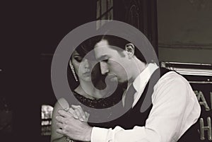 Tango dancers in Buenos Aires