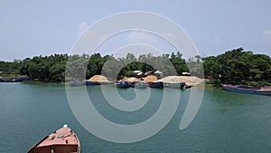 Tanguar Haor, one of the best ecological wetland at Sunamganj in Bangladesh