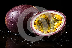 Tangy Passionfruit food. Generate Ai